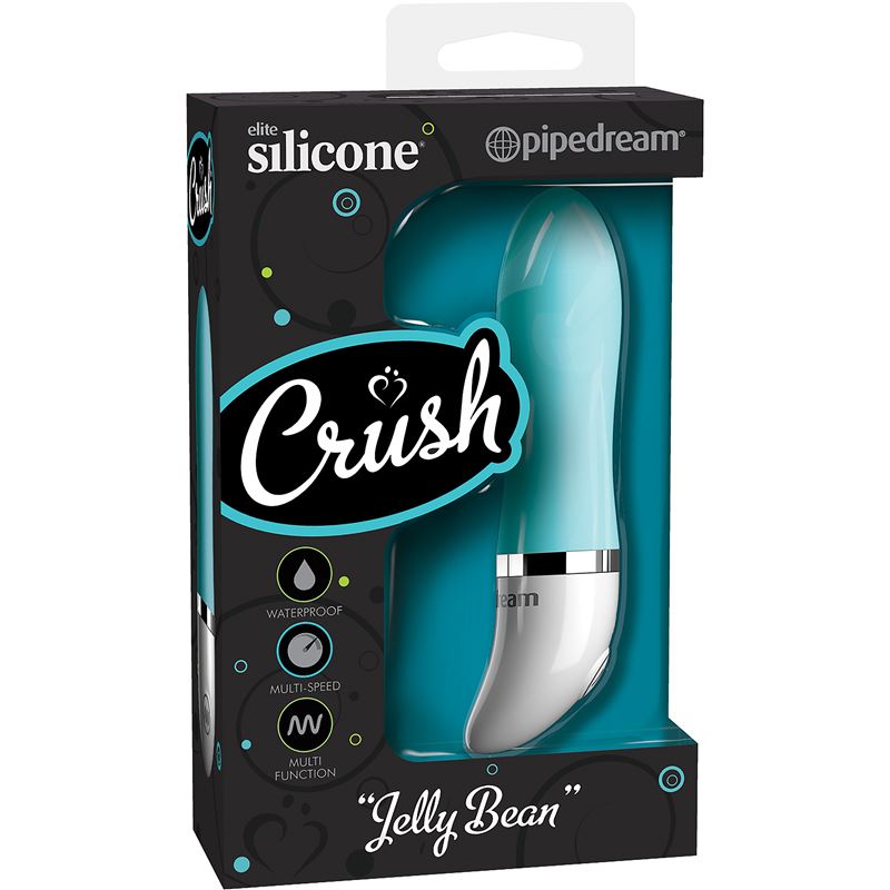 Pipedream Crush Jelly Bean Silicone G-Spot Vibrator Waterproof Vibrators