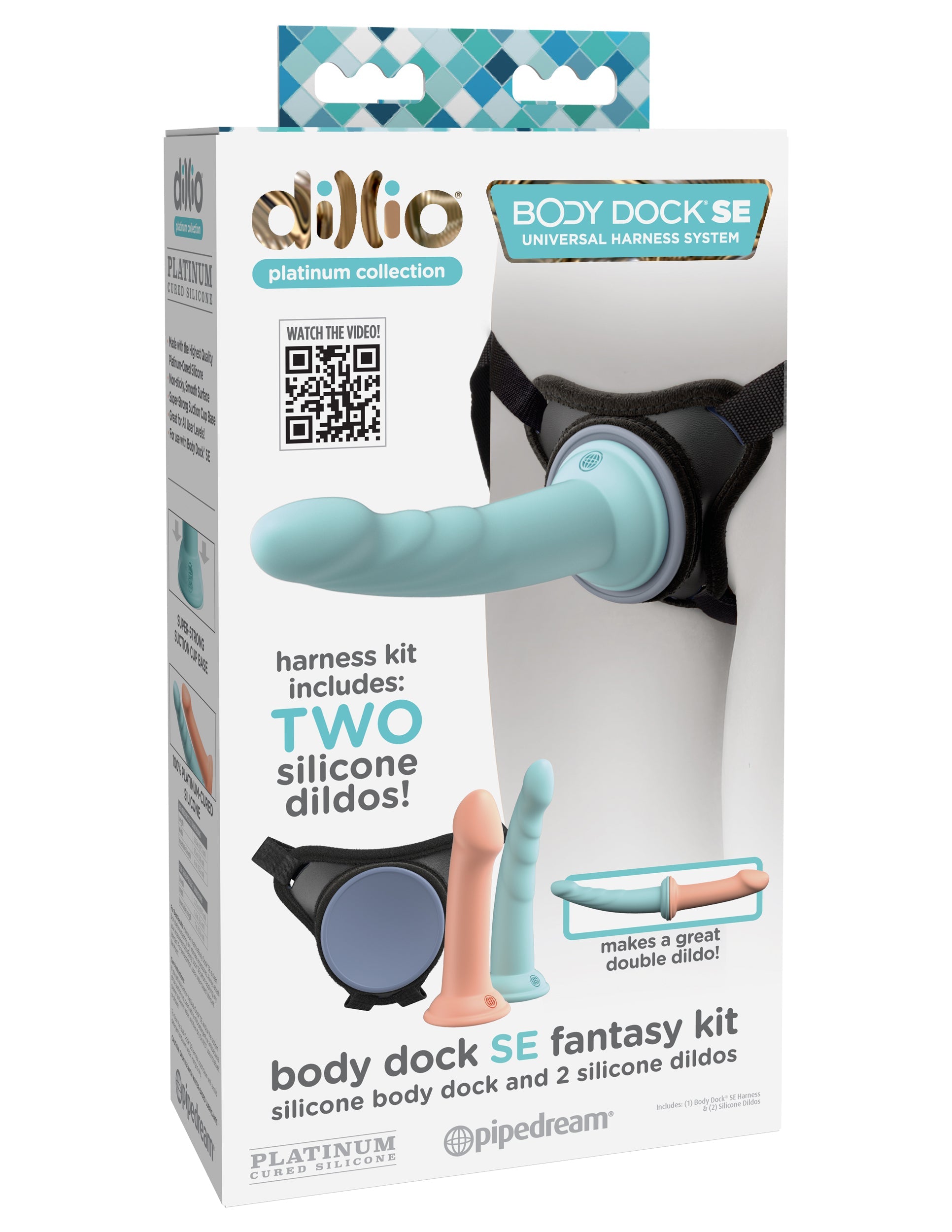 Dillio Platinum Body Dock SE 5 in. and 6 in. Strap-On Kit Strap On Sextoys