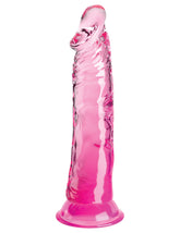 King Cock Clear 8 Inch Realistic Pleasure Dildo Realistic Dildos