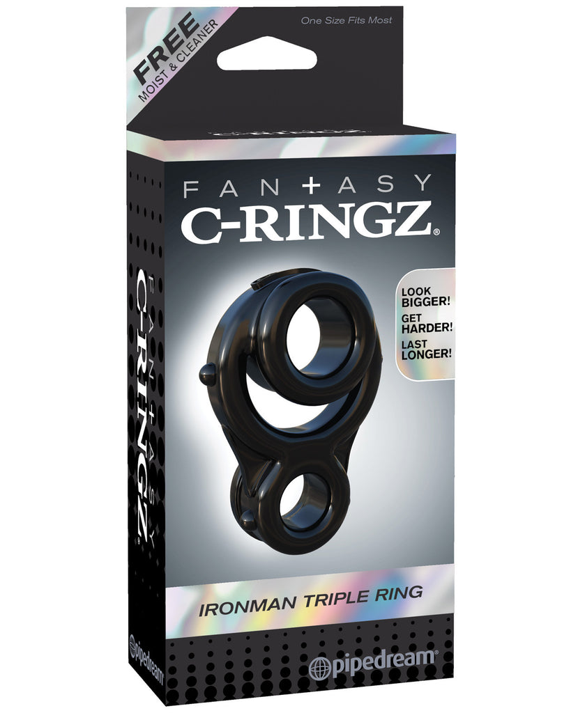 Pipedream Fantasy C-Ringz Ironman Triple Cock Ring Stretchy Cock Rings