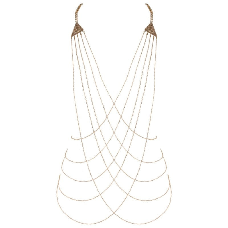 Muse Triangle Fetish Chain Harness Cuffs And Restraints