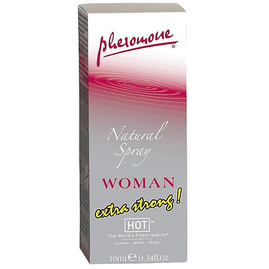 Hot Pheromones Woman Natural Spray Extra Strong 10ml - Delay and Excite Sprays