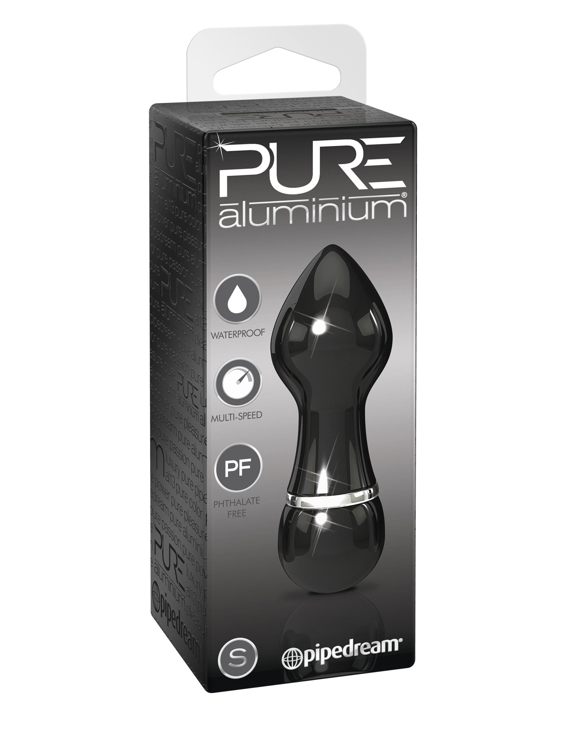 Pipedream Pure Aluminium Black Bullet Vibrator Small Bullet Vibrators