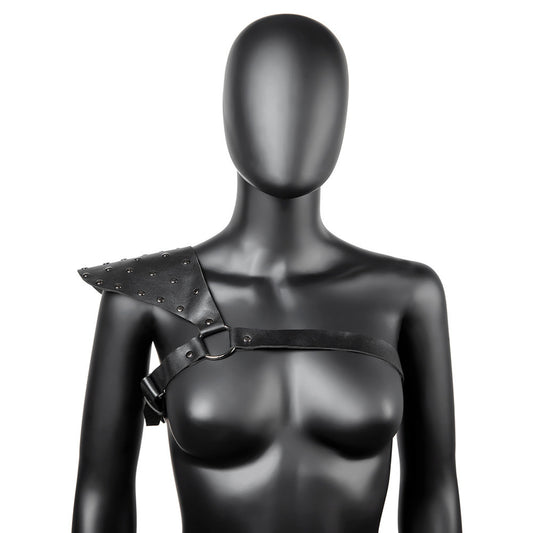 BDStyle One Shoulder Fetish Play Chest Harness Default Title Cuffs And Restraints