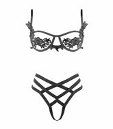 Muse Lingeire Open Cup Bra With Cut Out Bust Large Her Fetish