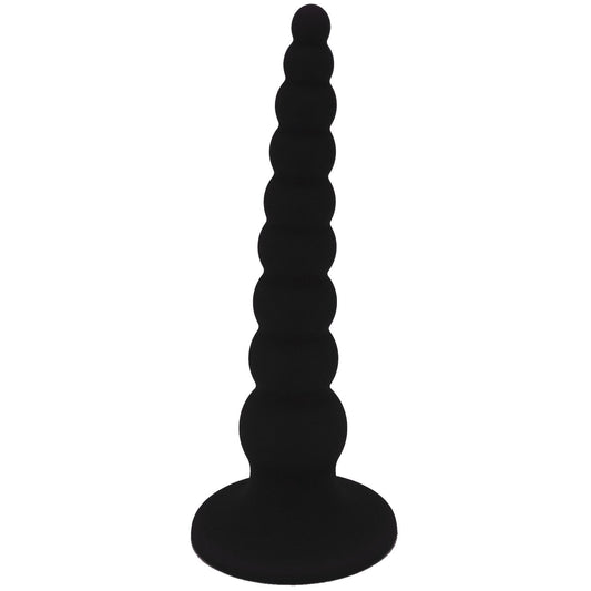 Bed Candy Medical Grade Silicone Anal Bead 20cm Black Anal Beads and Balls