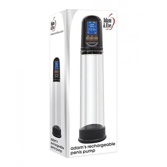 Adam's Smart Rechargeable Penis Pump - Enhance Pleasure - Pumps, Extenders and Sleeves