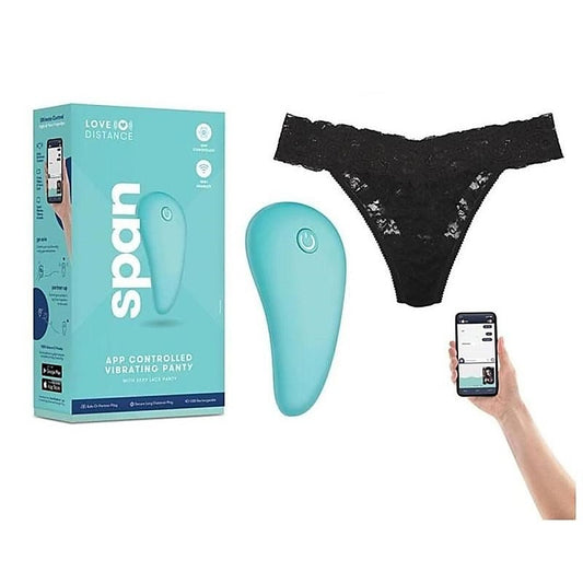 Love Distance Span App-Controlled Vibrating Panty