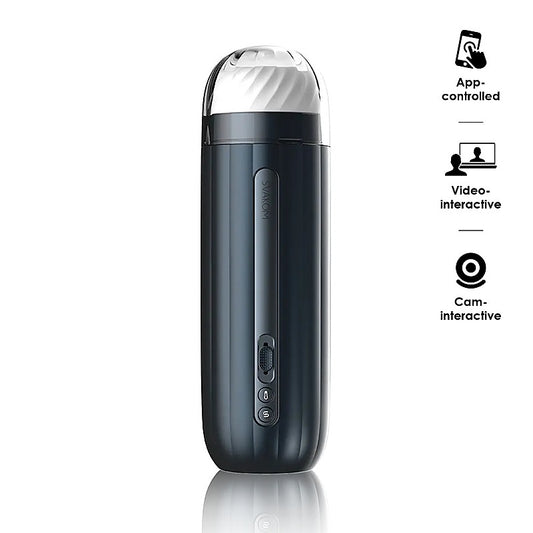 Svakom Hannes Neo Interactive Throbbing Mens Masturbator - Luxury Sex Toys