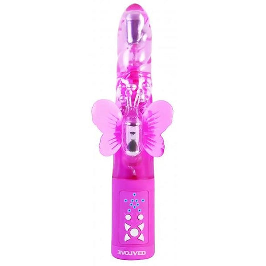 Dream Makers Menage a trois Butterfly Vibrator - Rabbit Vibrators