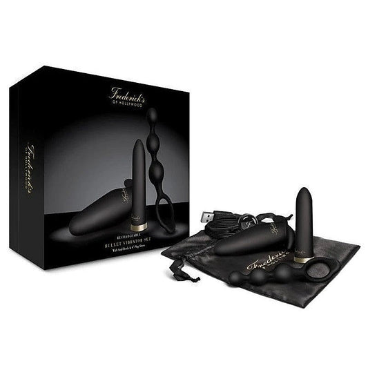 Rechargeable Bullet Vibrator Set by Fredericks of Hollywood - Sex Kits
