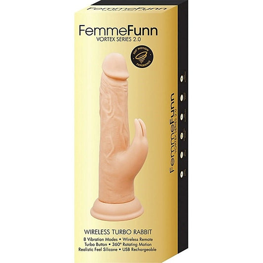 FemmeFunn Vortex Series 2.0 Wireless Turbo Rabbit - Rabbit Vibrators