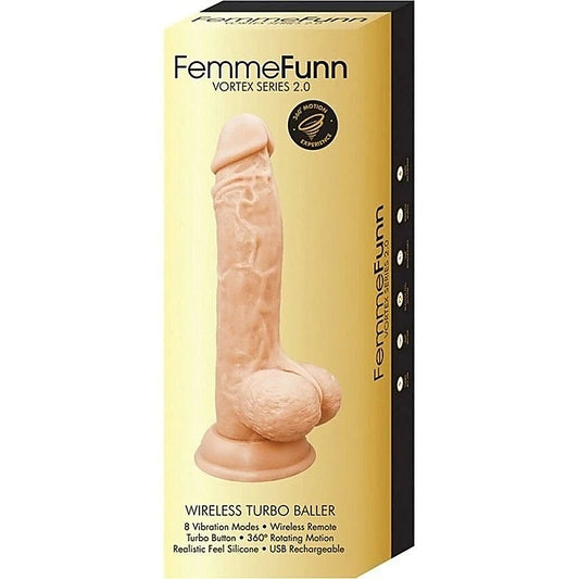 FemmeFunn Vortex Series 2.0 Wireless Turbo Baller - Masturbators and Strokers