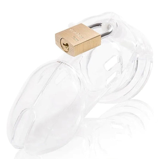 CB-6000 Cock Cage Ket Clear - Male Chastity