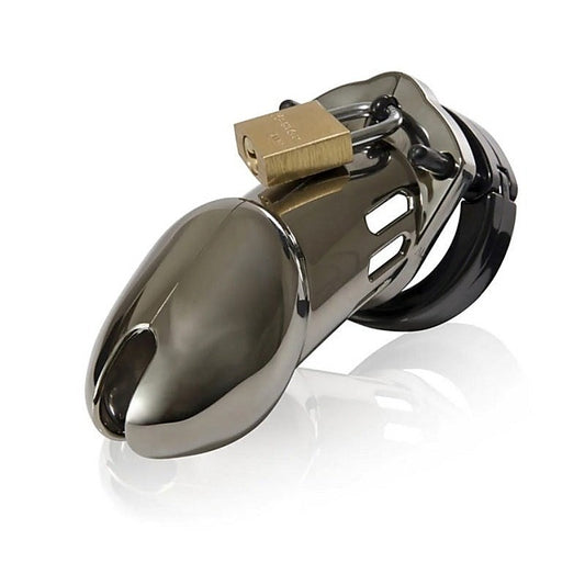 CB-6000 Chastity Cock Cage Kit Chrome - Male Chastity
