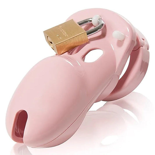 CB-3000 Chastity Cock Cage Set Pink - Male Chastity