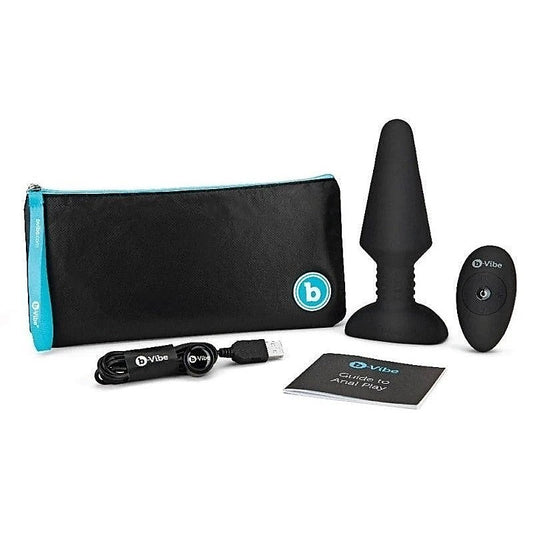 B-Vibe Rimming Plug XL - Powerful Vibrations and Unique Rimming Beads - Anal Vibrators