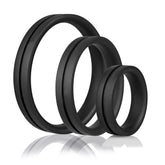 Screaming O RingO Pro X3 Super Stretchy Cock Rings Set Black Stretchy Cock Rings