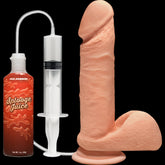 Doc Johnson The D Squirting Realistic Dong and Balls Flesh Realistic Dildos