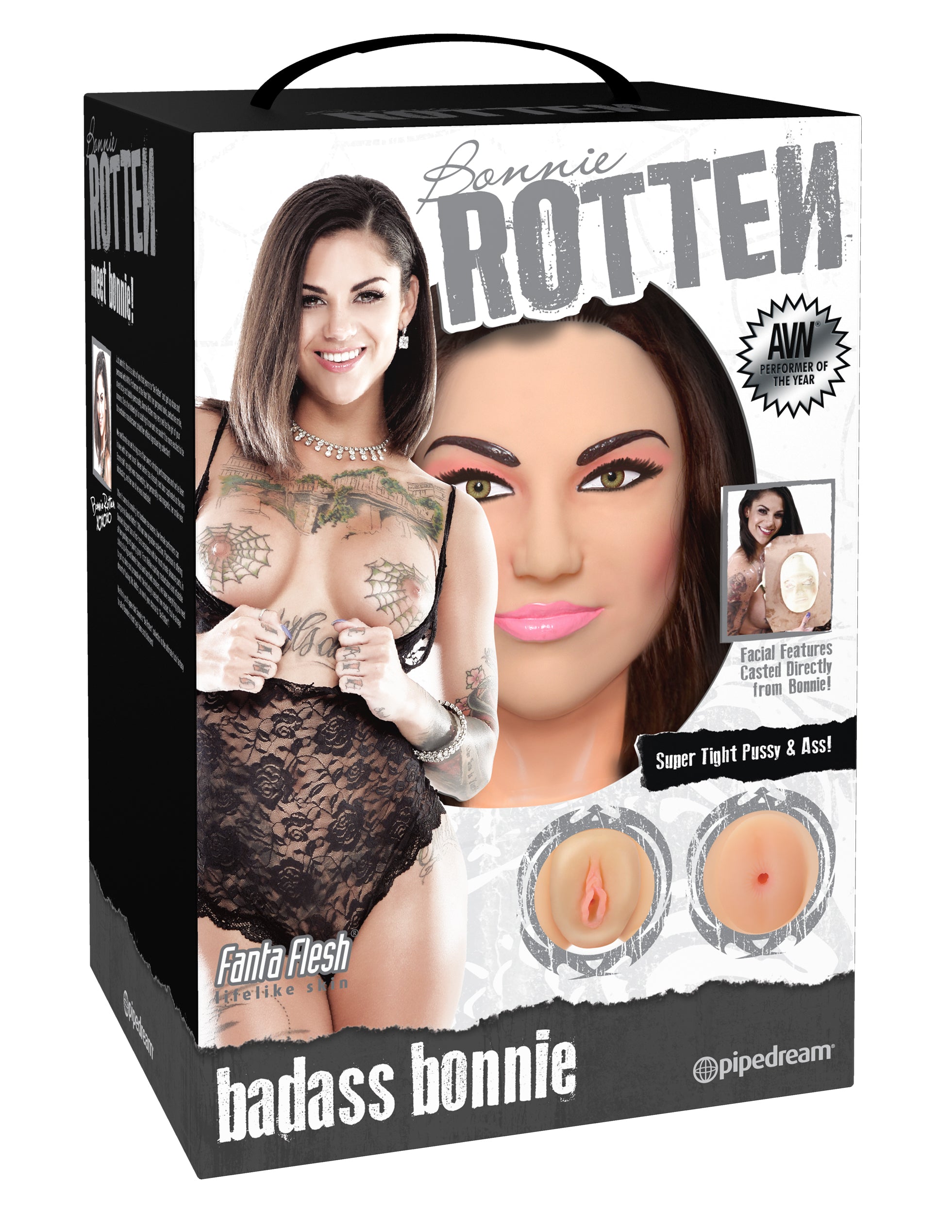 Pipedream Bonnie Rotten Collection Badass Bonnie Love Doll Masturbators and Strokers