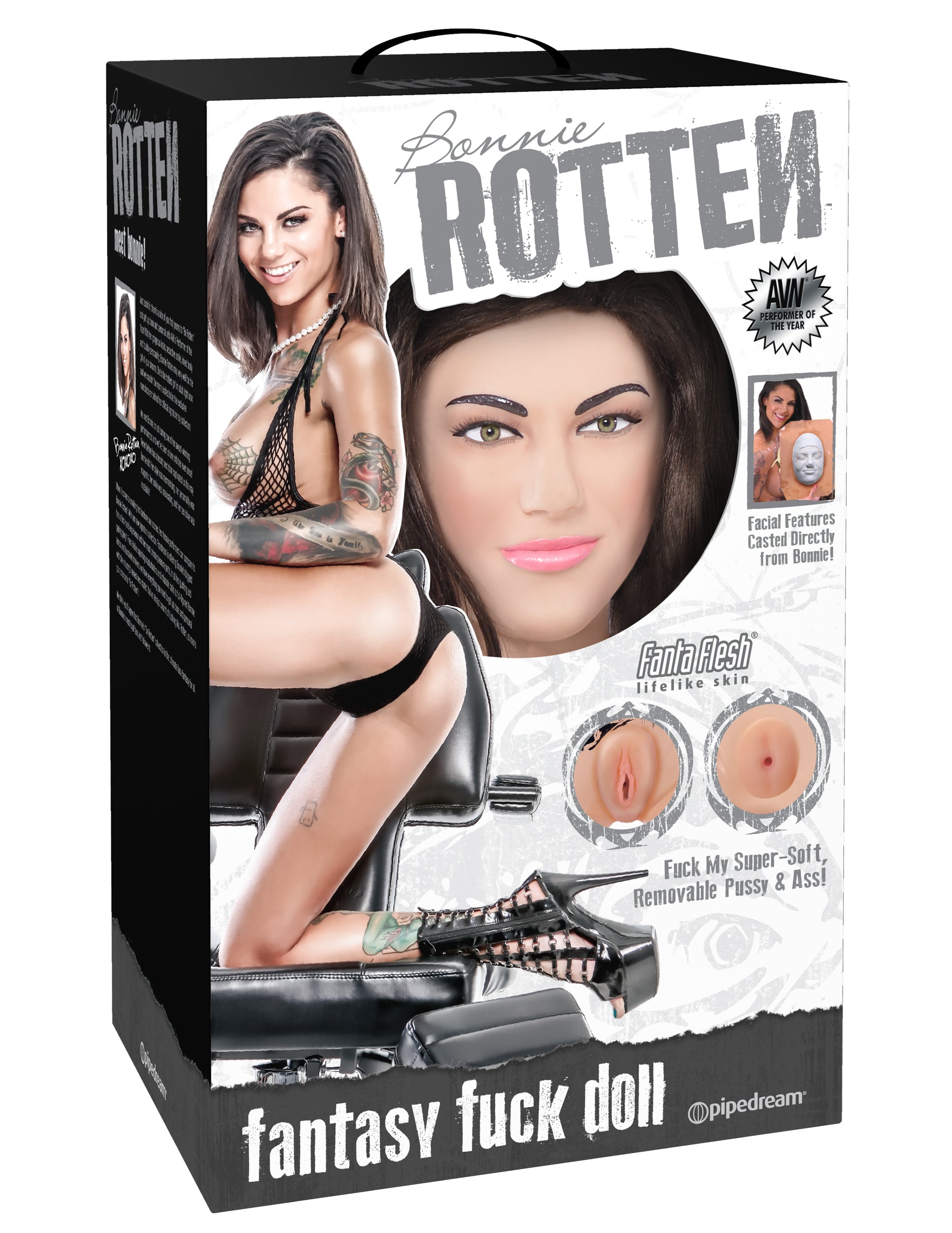 Pipedream Bonnie Rotten Inflatable Fantasy Fuck Doll Masturbators and Strokers