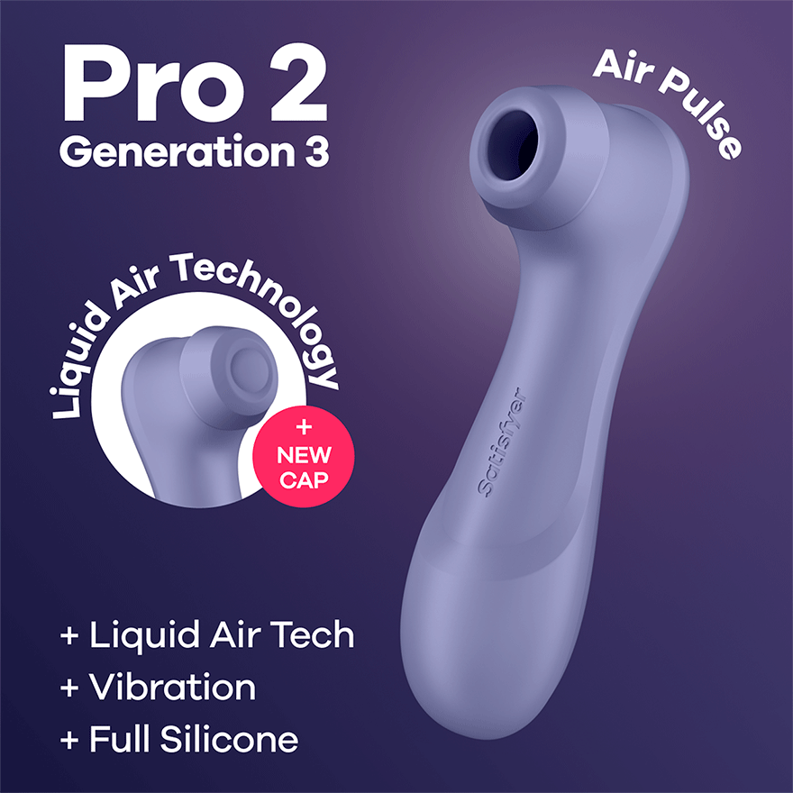 Satisfyer Pro 2 Generation 3 USB Rechargeable Clitoral Vibrator Clit Ticklers and Pulsators