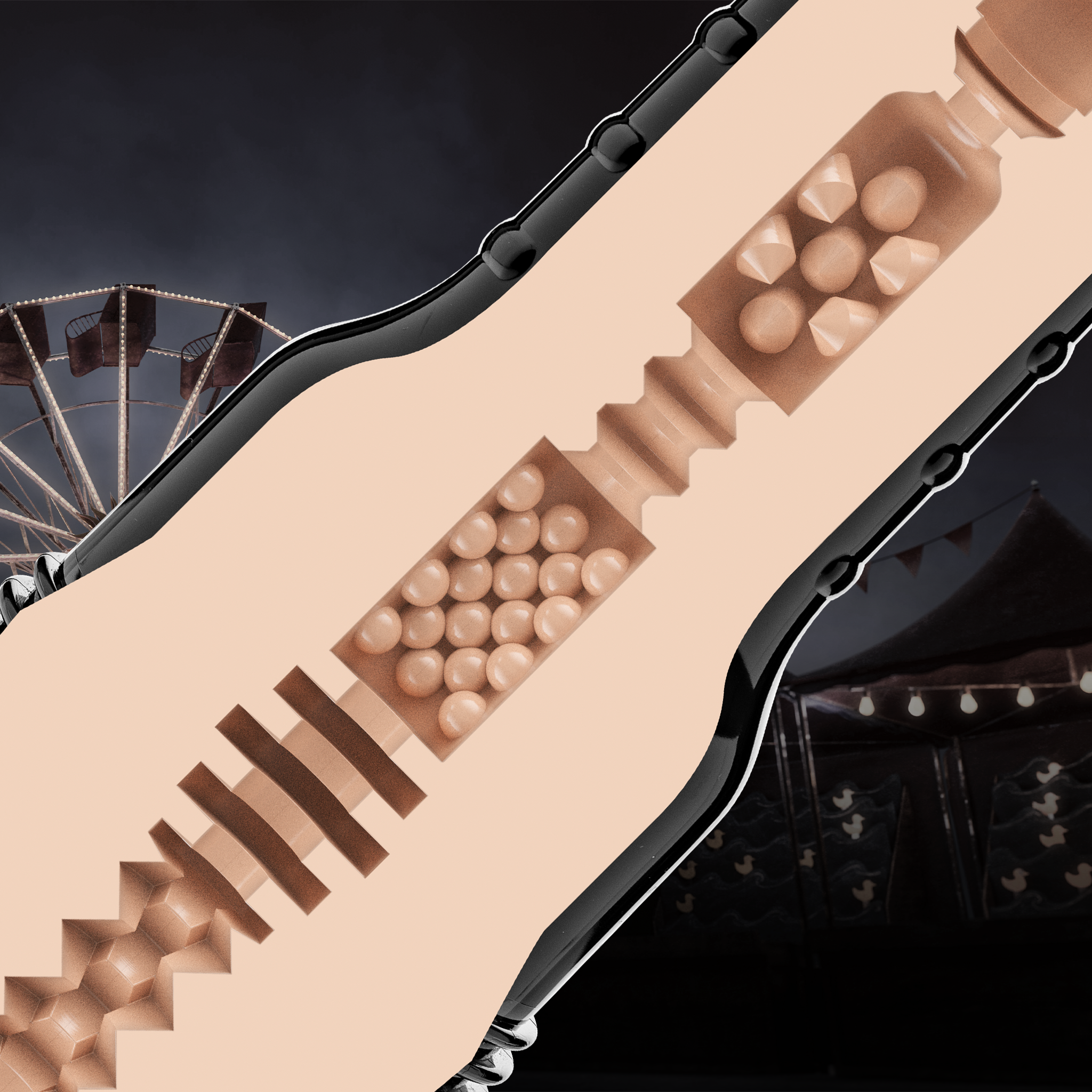 Fleshlight Fantasy Twisted Sisters Lady Stroker Masturbators and Strokers