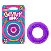 Rock Candy Gummy Stretchy Cock Rings Set Purple Stretchy Cock Rings