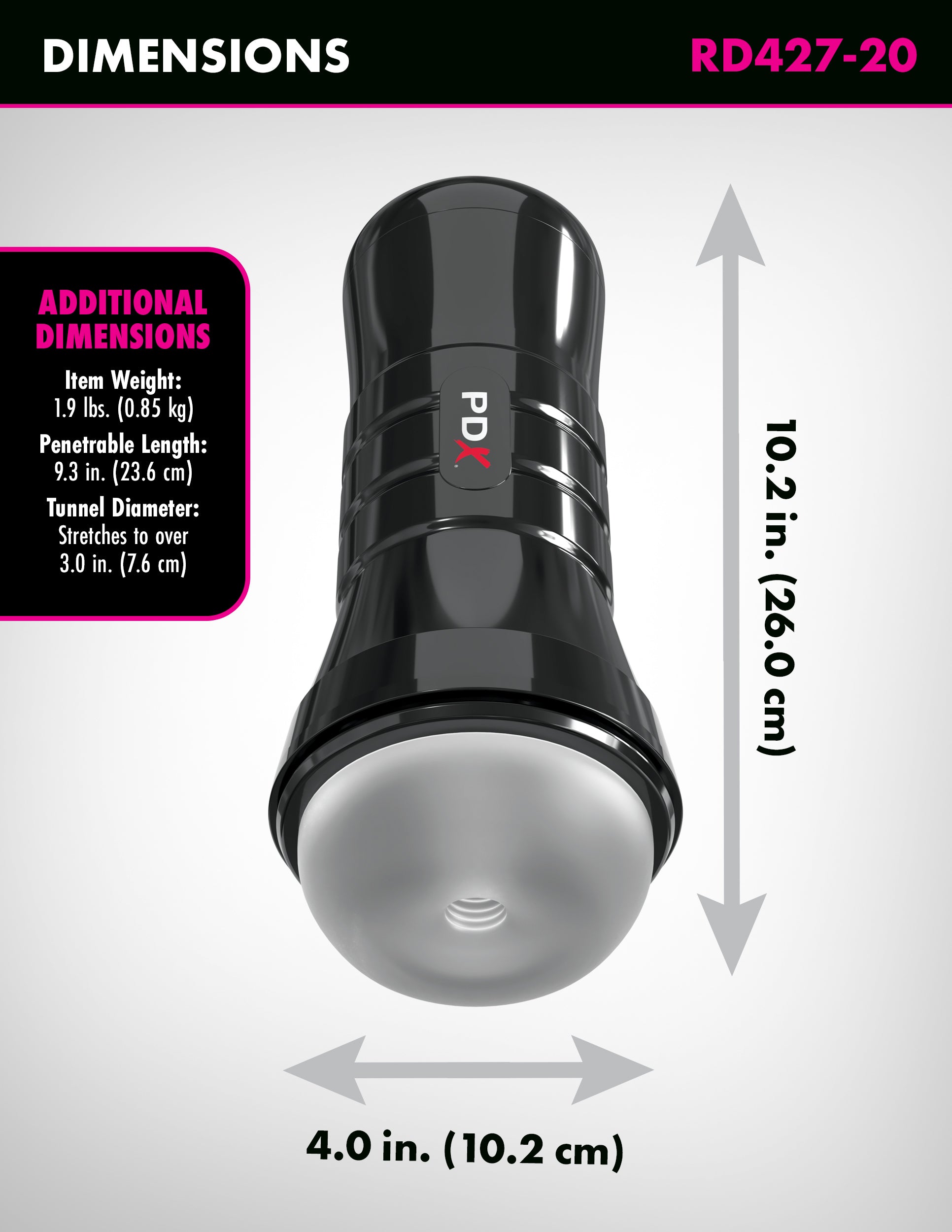 PDX Extreme Wet Super Slide & Glide XXL Mens Stroker Masturbators and Strokers