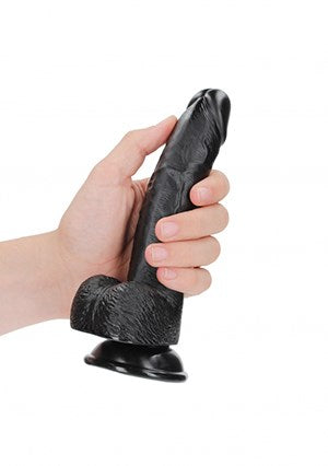 REALROCK Curved Dildo - Lifelike Sensations for Unforgettable Orgasms Black Realistic Dildos
