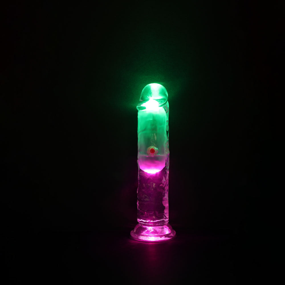 REALROCK No Balls Rechargeable LED Vibrating Dong Vibrating Dildos