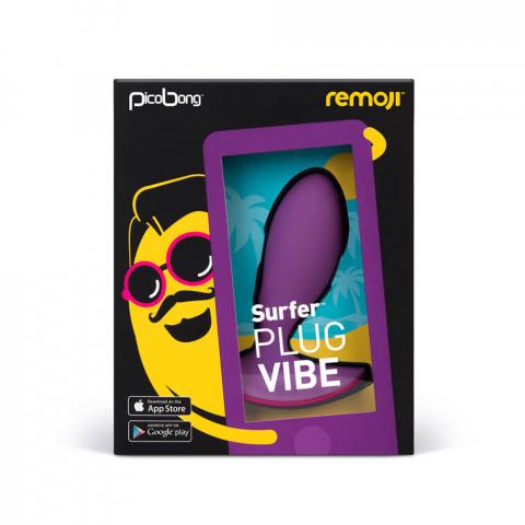Lelo PicoBong Remoji SURFER Vibrating Butt Plug Luxury Sex Toys