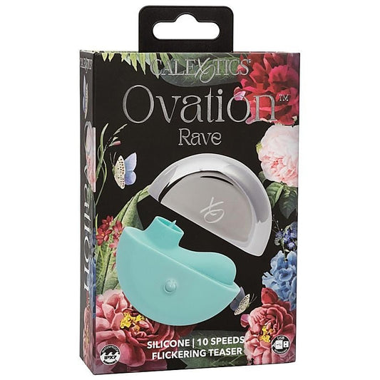 Ovation Rave 10 Functions Clitoral Vibrator - Clit Ticklers and Pulsators