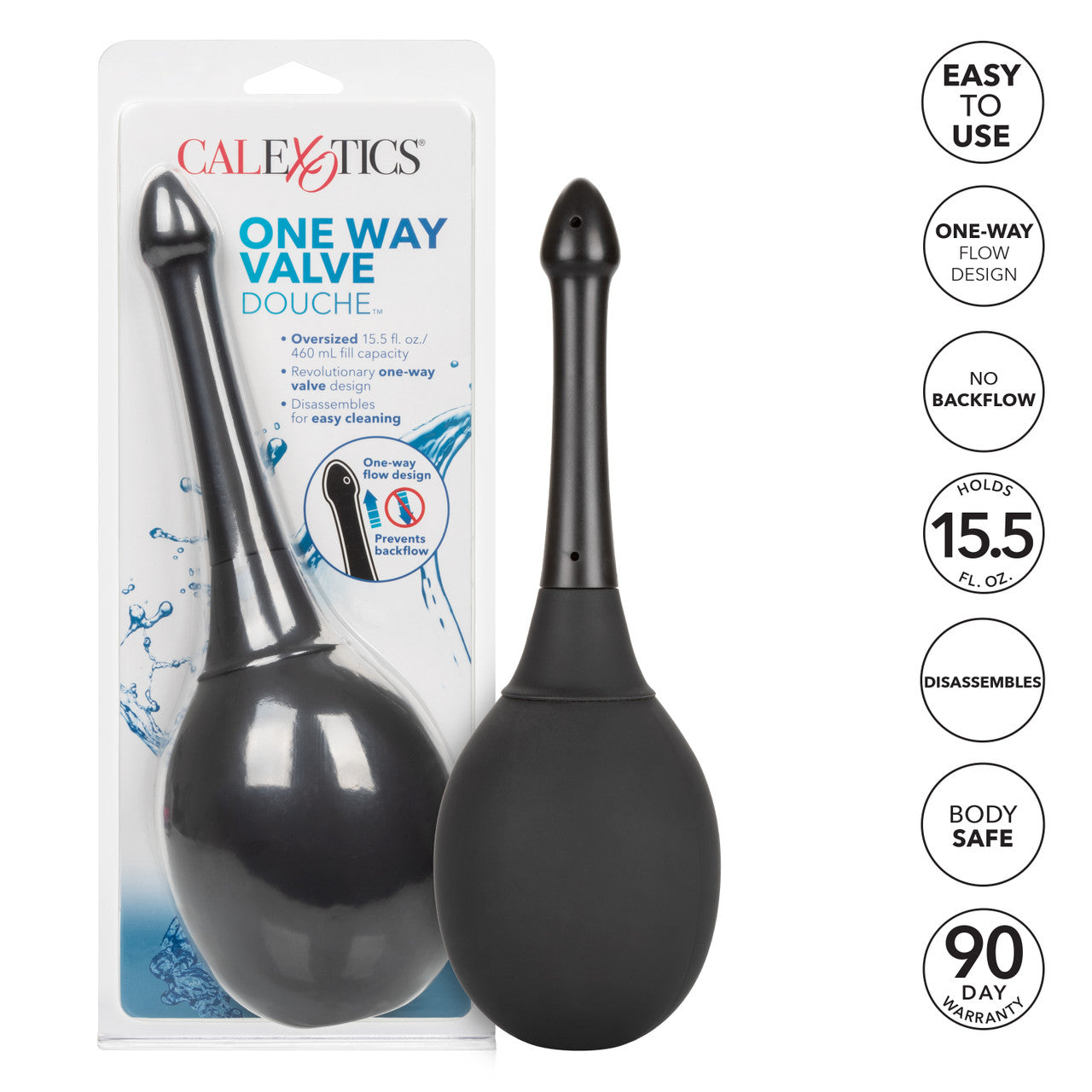 California Exotics One Way Valve Anal Douche Anal Cleansing
