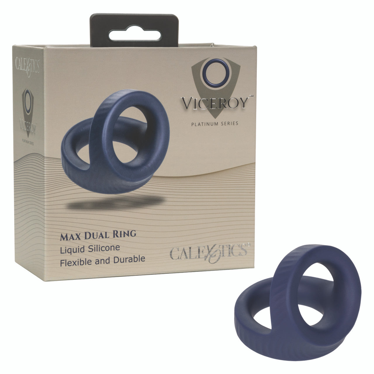California Exotics Viceroy Max Dual Mens Cock Ring Stretchy Cock Rings