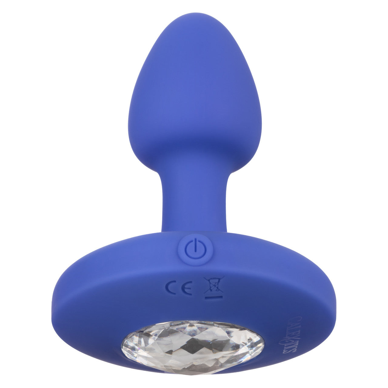 California Exotics Cheeky Gems Rechargeable Vibrating Anal Plug Purple Butt Plugs