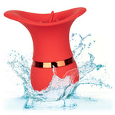 French Kiss Charmer 12 Function Clitoral Vibrator Red Clit Ticklers and Pulsators