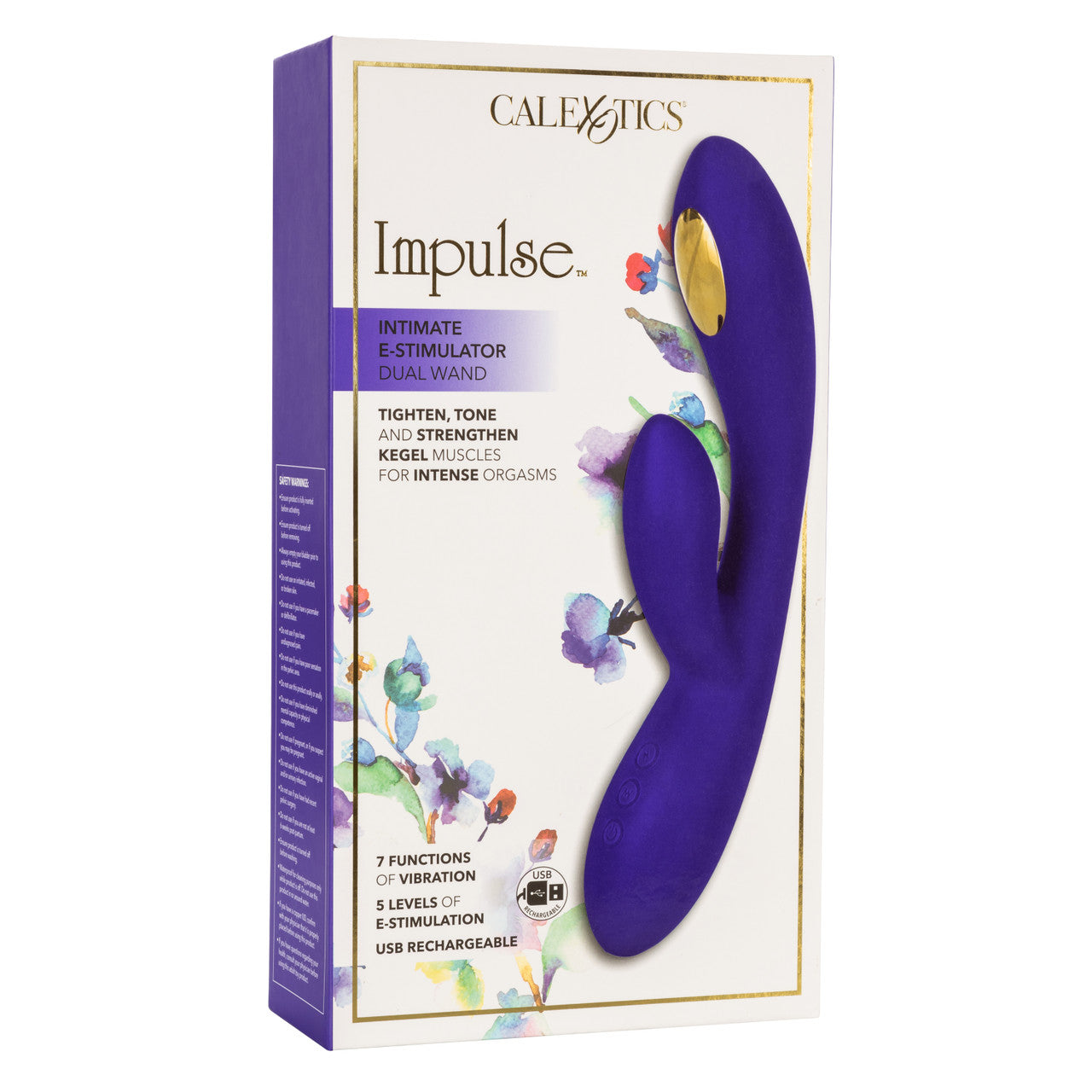 CalExotics Impulse Intimate E-Stimulator Dual Wand Rabbit Vibrators