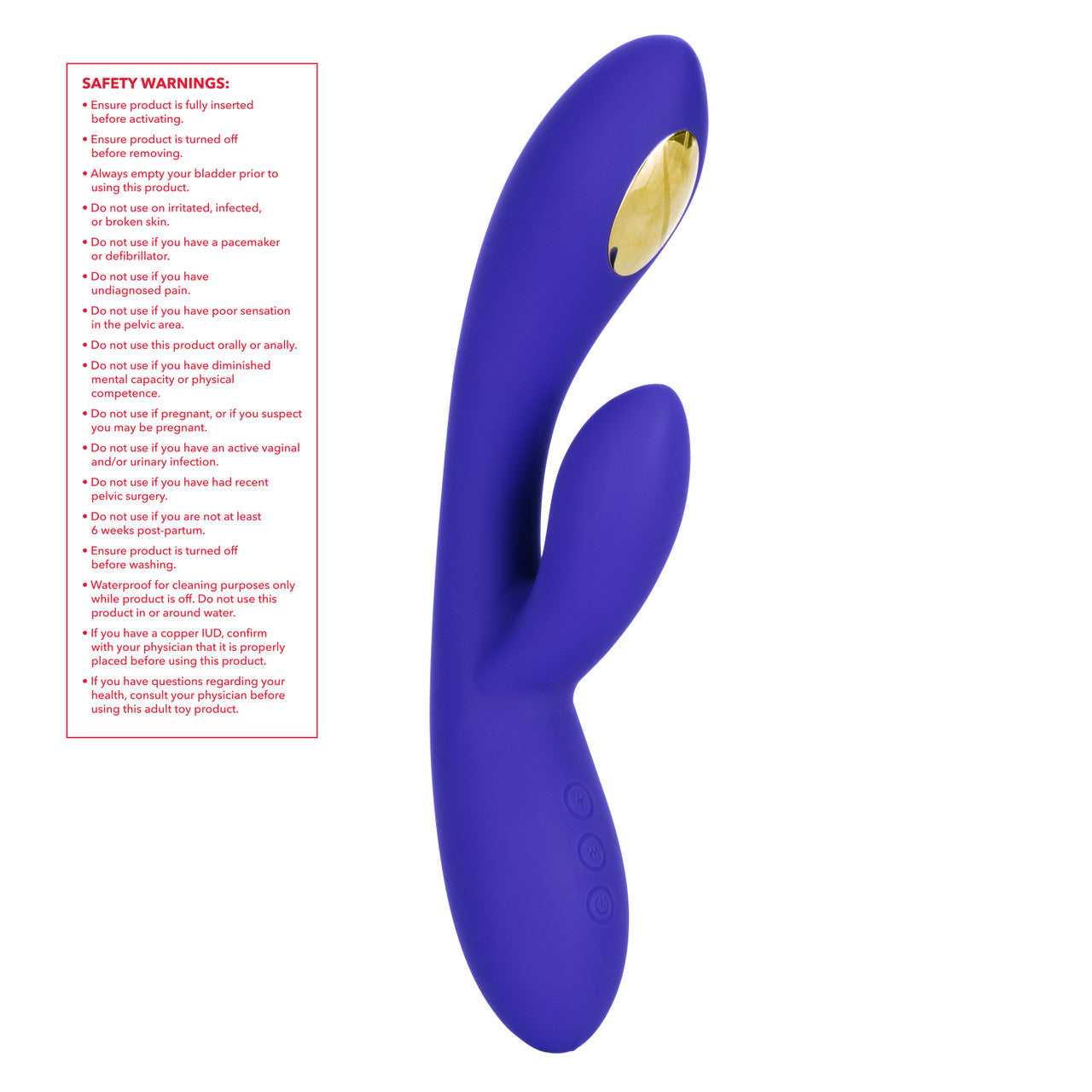 CalExotics Impulse Intimate E-Stimulator Dual Wand Rabbit Vibrators