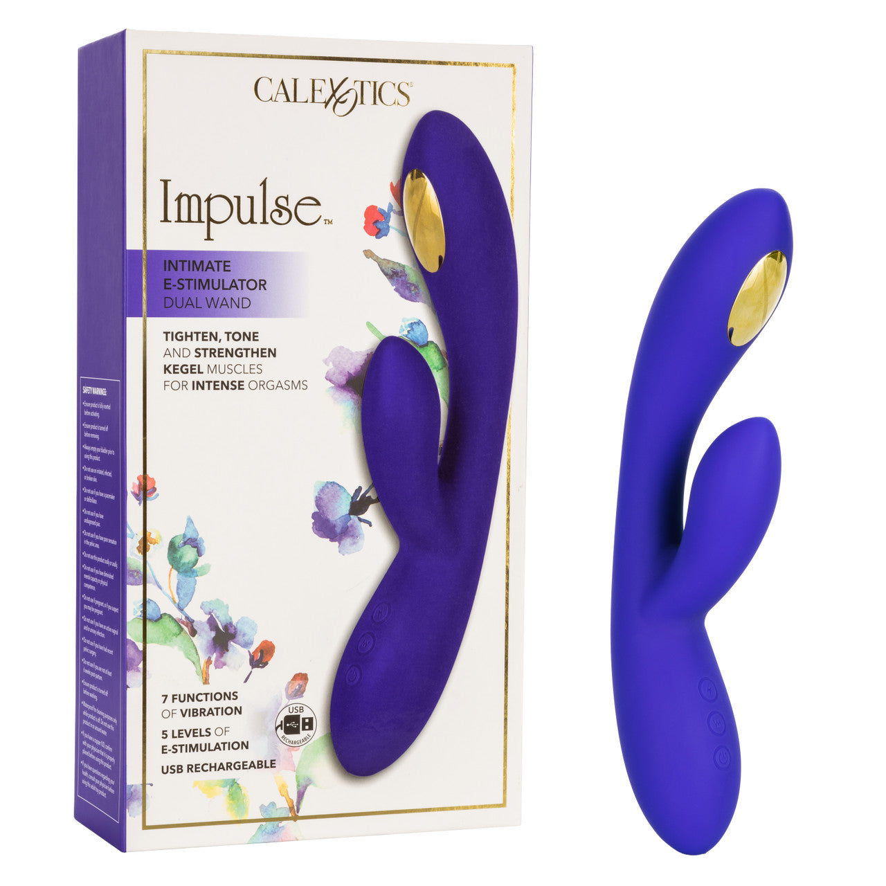 CalExotics Impulse Intimate E-Stimulator Dual Wand Rabbit Vibrators