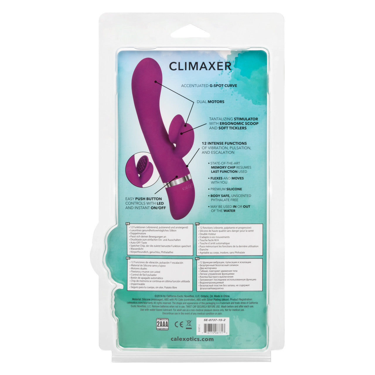 CalExotics Foreplay Frenzy Climaxer Rabbit Vibrator Rabbit Vibrators
