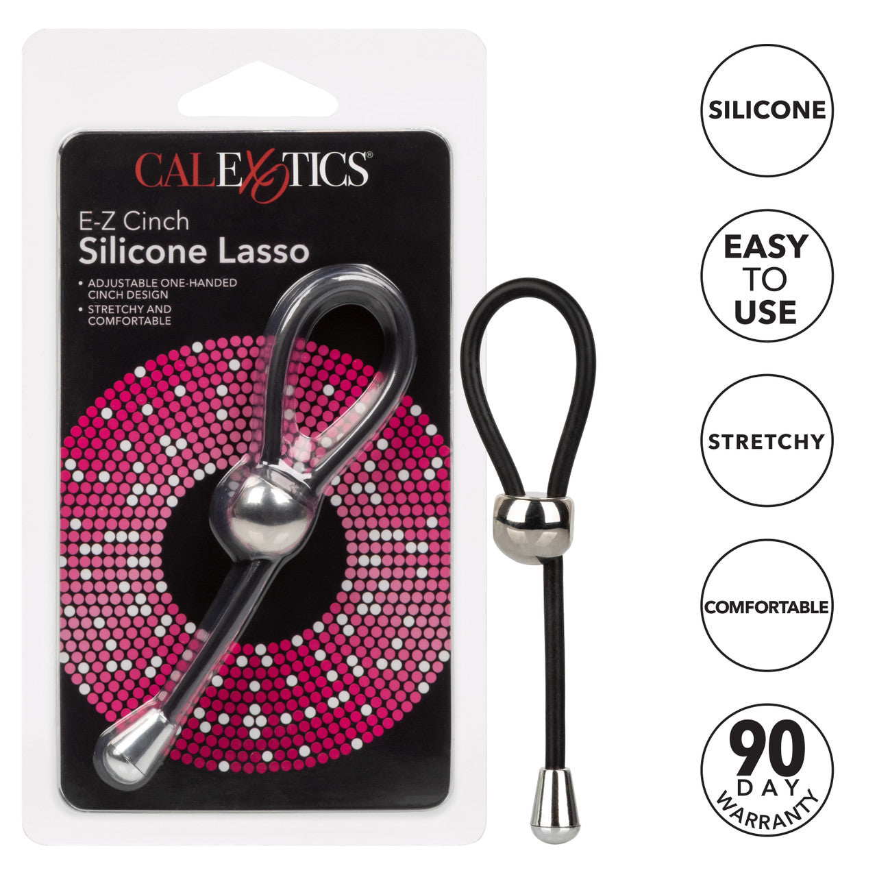 California Exotics E-Z Cinch Silicone Lasso Cock Ring Cock Rings