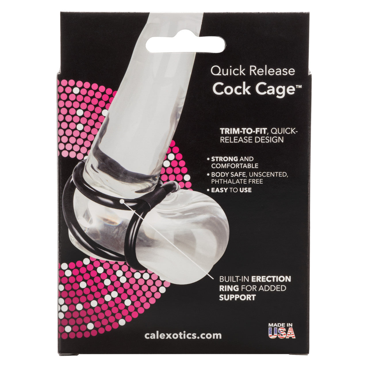 California Exotics Quick Release Mens Cock Cage Ball and Cock Toys
