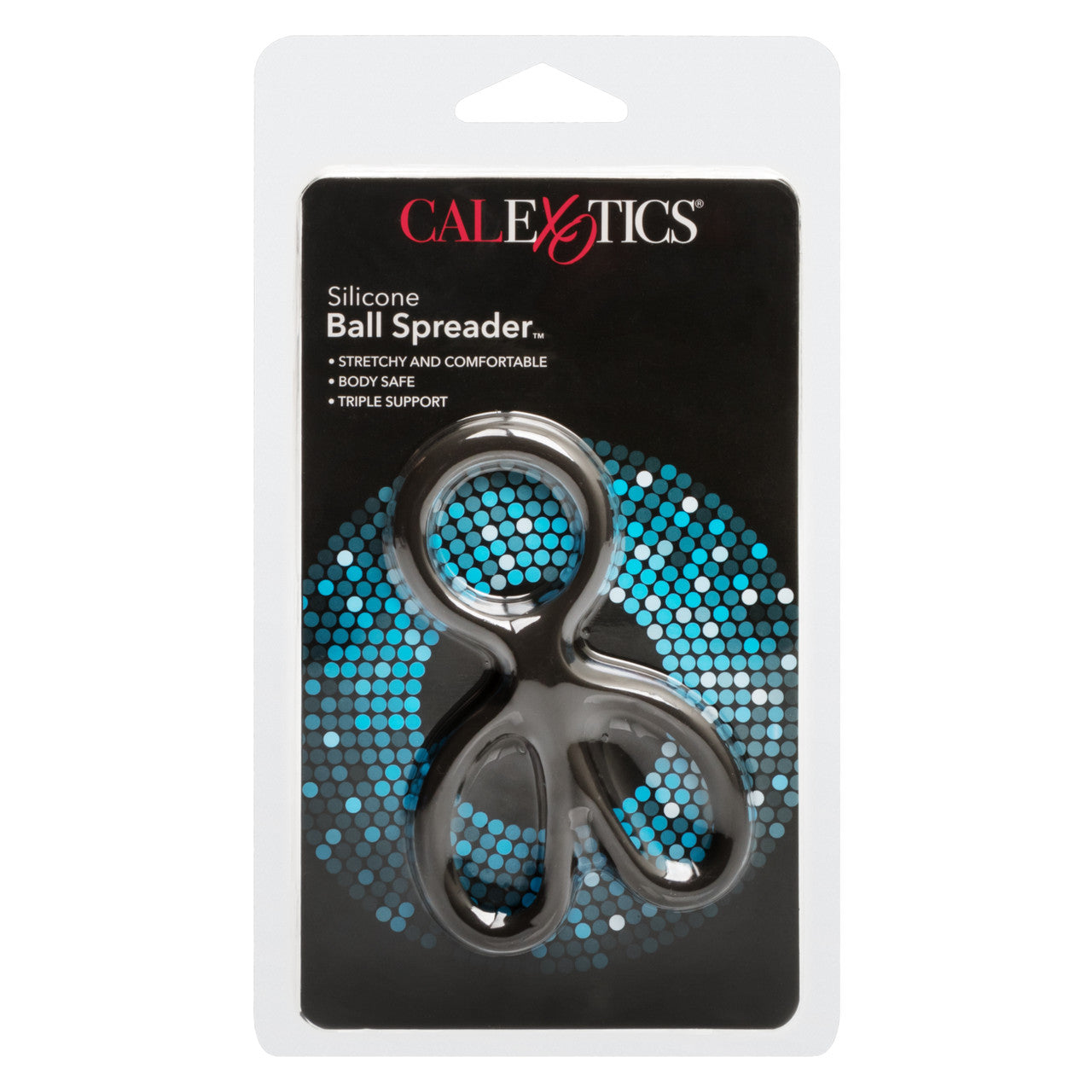 CalExotics Silicone Ball Spreader Erection Enhancer Stretchy Cock Rings