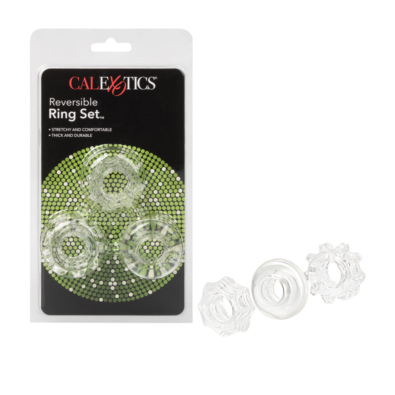 California Exotics Reversible Mens Cock Ring Set Cock Ring Sets