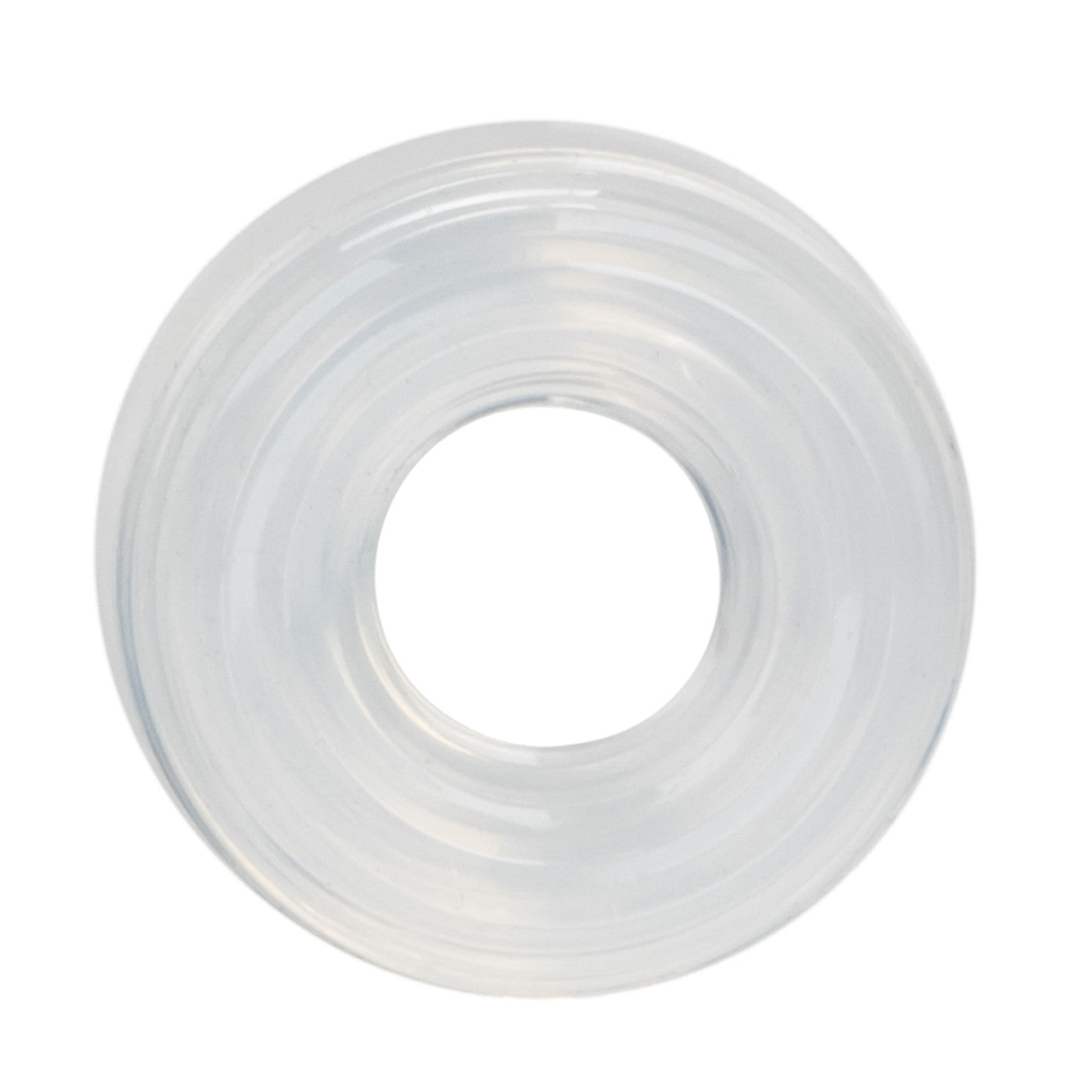 California Exotics Premium Silicone Cock Ring Medium Clear Stretchy Cock Rings