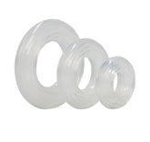 California Exotics Premium Silicone Cock Ring Set Stretchy Cock Rings