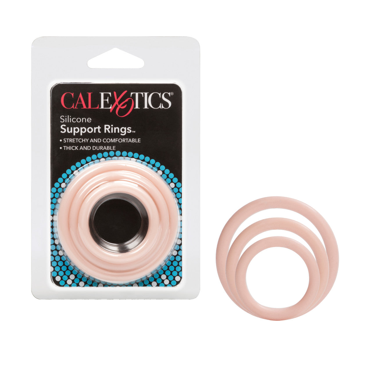 CalExotics Silicone Support Stretchy Cock Rings Set Cock Rings