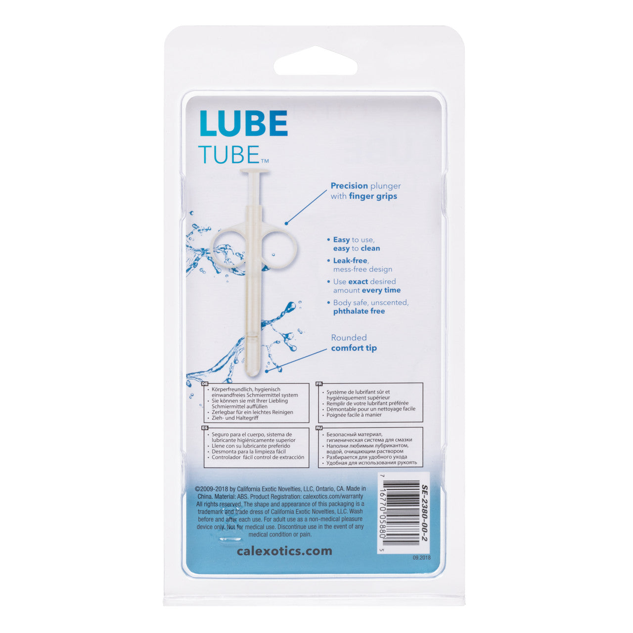 California Exotics Lube Tube Applicator Lubricants and Lotions