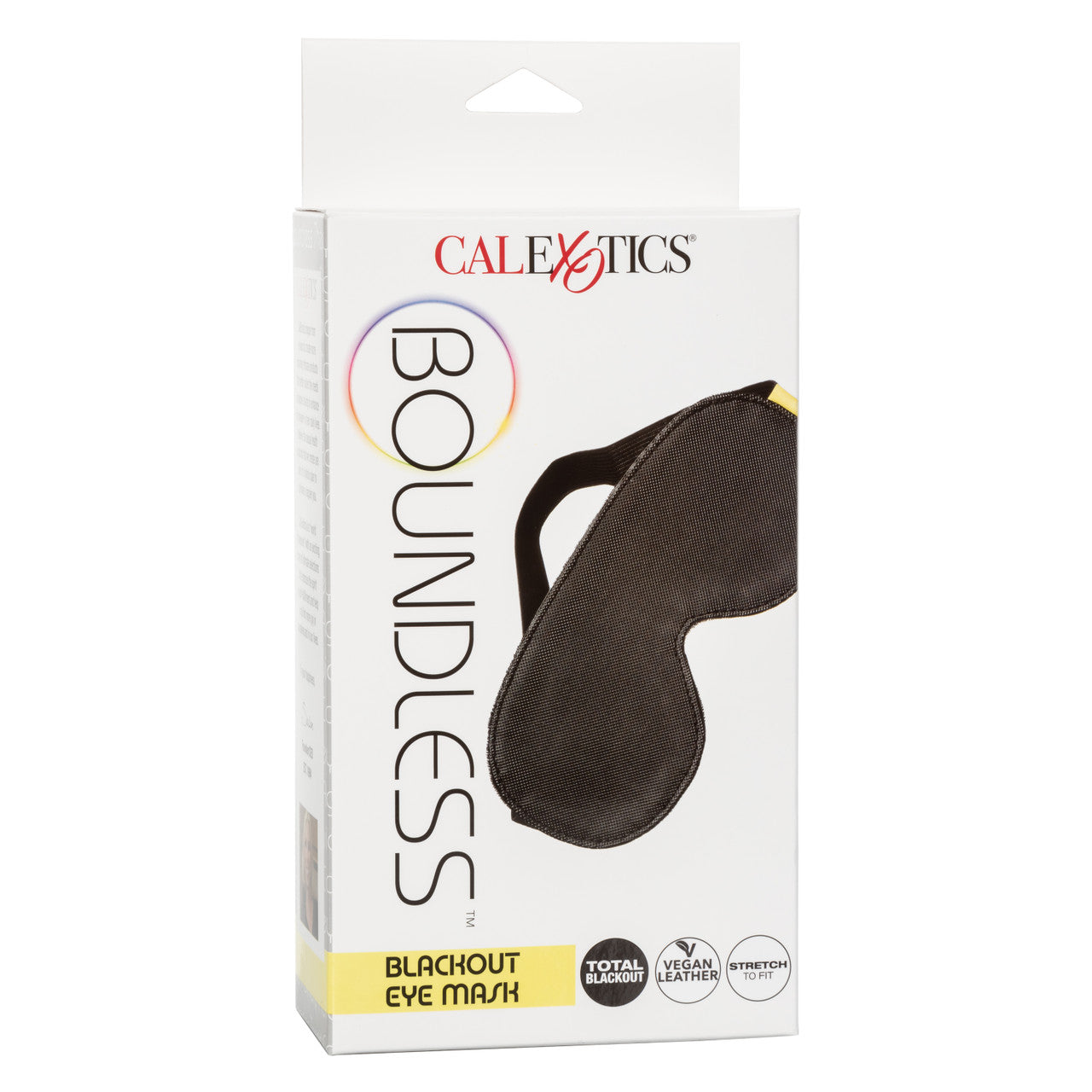 CalExotics Boundless Fetish Play Blackout Eye Mask Masks And Blindfolds